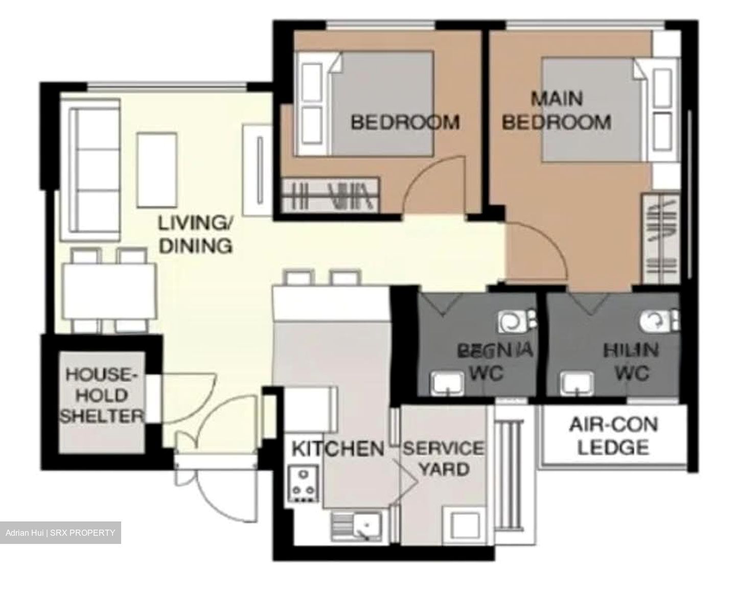 Blk 210C Punggol Crest (Punggol), HDB 3 Rooms #562091861